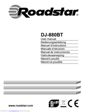 Roadstar DJ-880BT User Manual