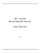 IDT Tsi578 User Manual