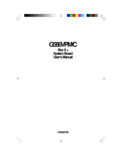 DFI G586VPM/C User Manual And Programmers Manual