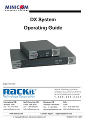 Minicom DX DXU Operating Manual
