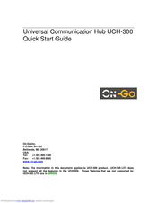 On-Go UCH-300 Quick Start Manual