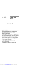 Samsung SW-216 User Manual