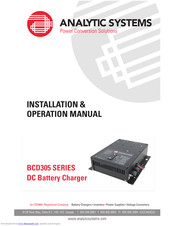 ANALYTIC SYSTEMS BCD305-12-24 BATTERY CHARGER 