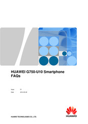 Huawei G750-U10 Faq