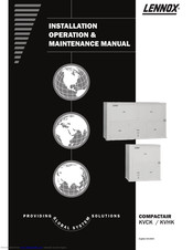 Lennox KVCK 64D Installation, Operation & Maintenance Manual