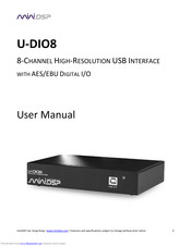 miniDSP U-DIO8 User Manual