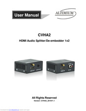 ALTIMIUM CVHA2 User Manual
