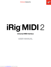 iRig MIDI 2 User Manual