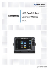 Lowrance HDS Gen3 Polaris Operator's Manual