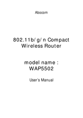 Abocom WAP5502 User Manual