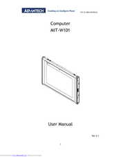Advantech MIT-W101 User Manual