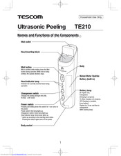 Tescom TE210 Manual