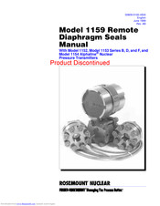 Rosemount 1159 Product Manual