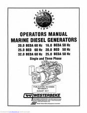 Westerbeke 20.0 BEDA Operator's Manual