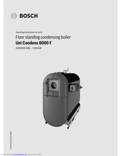 Bosch Uni Condens 8000 F UC8000F Operating Instructions Manual