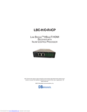 Broadata LBC-H/O-R-ICP User Manual
