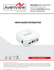 Avenview C-HDM-EXD-A Manual