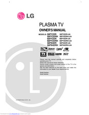 LG 60PY2DRH Owner's Manual