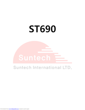 SunTech ST690 User Manual