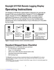 Keysight U1115A Operating Instructions Manual