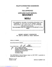 Mooney M20J Pilot Operating Handbook