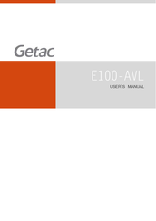 Getac E100-AVL User Manual