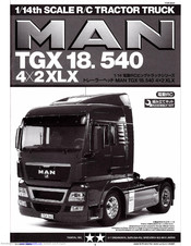 tamiya man tgx 26.540 6x4 xlx manual