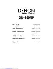 Denon DN-350MP User Manual