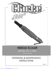 Clarke CAT51 Operating & Maintenance Instructions