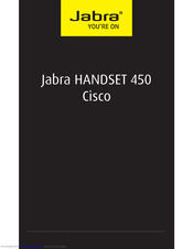 Jabra 450 Cisco Manual