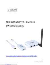 Vision TECHCONNECT TC-HDMIW30 Owner's Manual