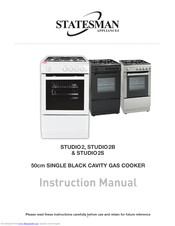 statesman studio 2 gas cooker manual