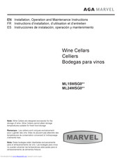 AGA marvel ML24WSG0 Series Installation, Operation And Maintenance Instructions