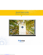 ProWise ProLine Plus Quick Start Manual
