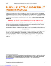 Rungu Electric Juggernaut User Manual