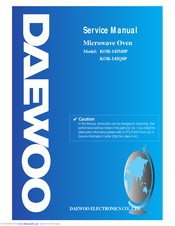 Daewoo KOR-145M0P Service Manual