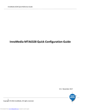 InnoMedia MTA6328 Quick Configuration Manual