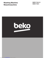 Beko WCB 71241 S User Manual