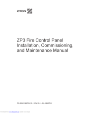 Ziton ZP3 Installation And Maintenance Manual