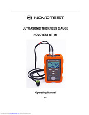 NOVOTEST UT-1M Operating Manual