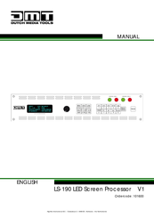 DMT LS-190 Manual