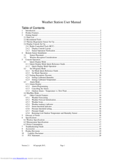 Ambient Weather WH117L User Manual