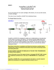 HumaPen LUXURA HD Instructions For Use Manual