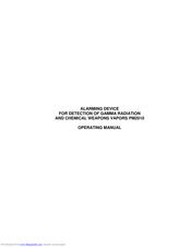 Polimaster PM2010 Operating Manual