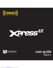 XM Satellite Radio XMCK-5 User Manual