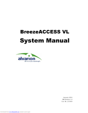 Alvarion SU-A-24-VL System Manual