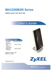 ZyXEL Communications MAX208M2W SERIES User Manual