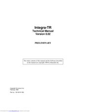 Dataradio Integra-TR Technical Manual