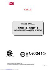 KCI RADF13 User Manual