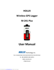 Holux M-241 Plus User Manual